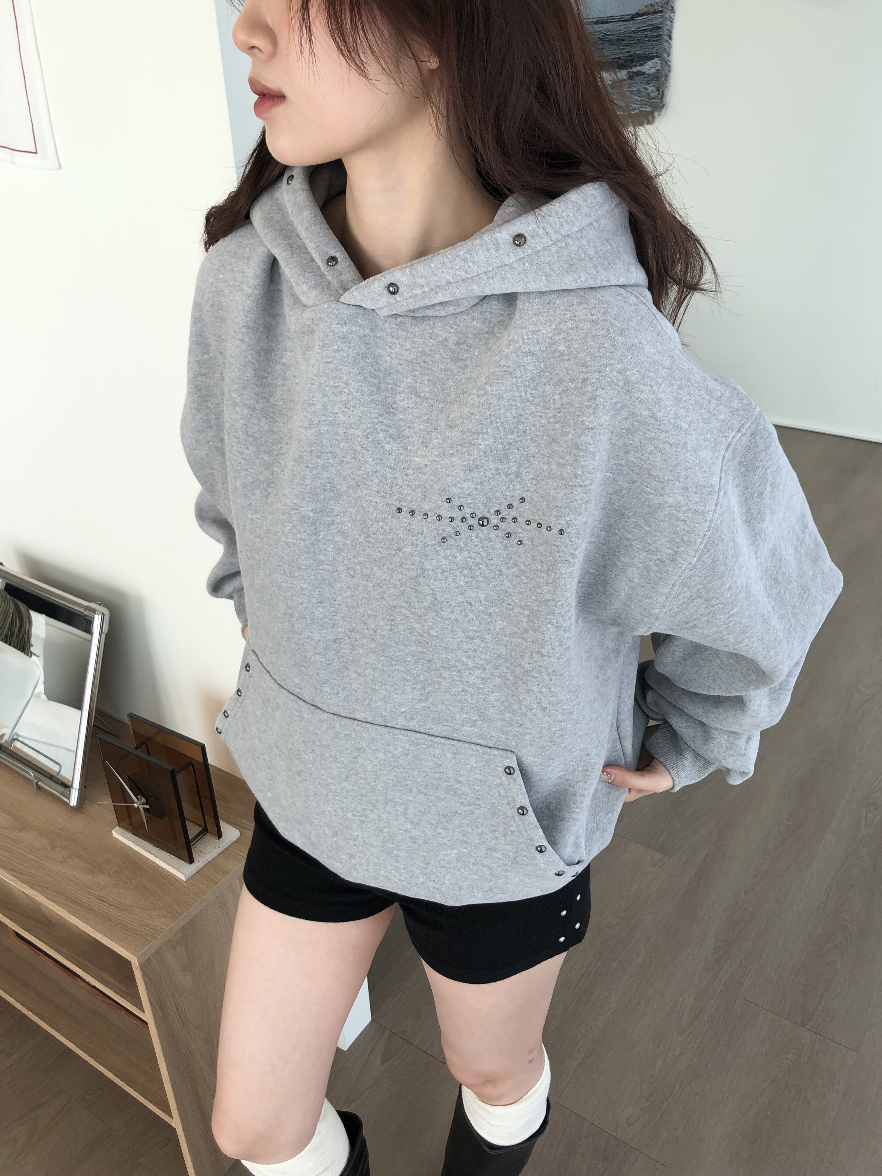 Stud Point Set-Hoodie #帽T