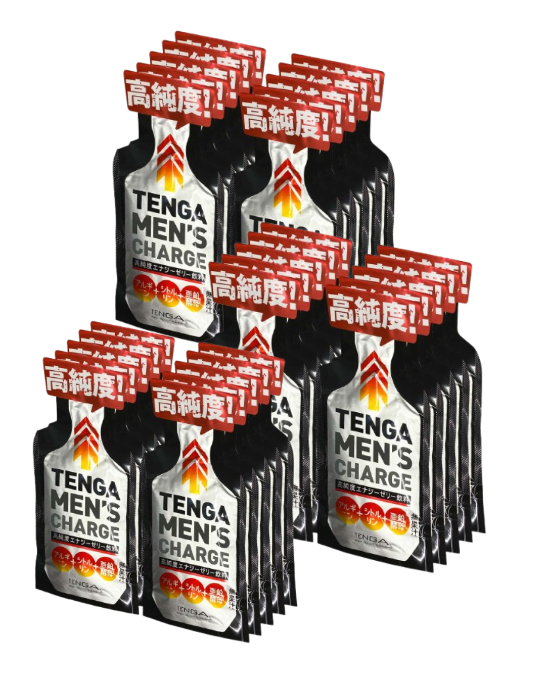 TENGA MEN'S CHARGE Concentrated Energy Jelly Drinks x 30 Packs