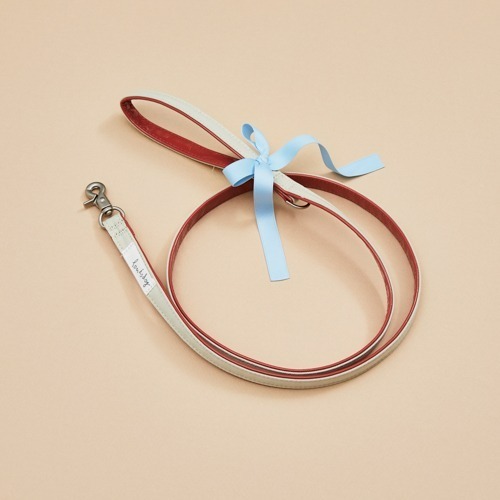 Louisdog 櫻桃紅蝴蝶結牽繩