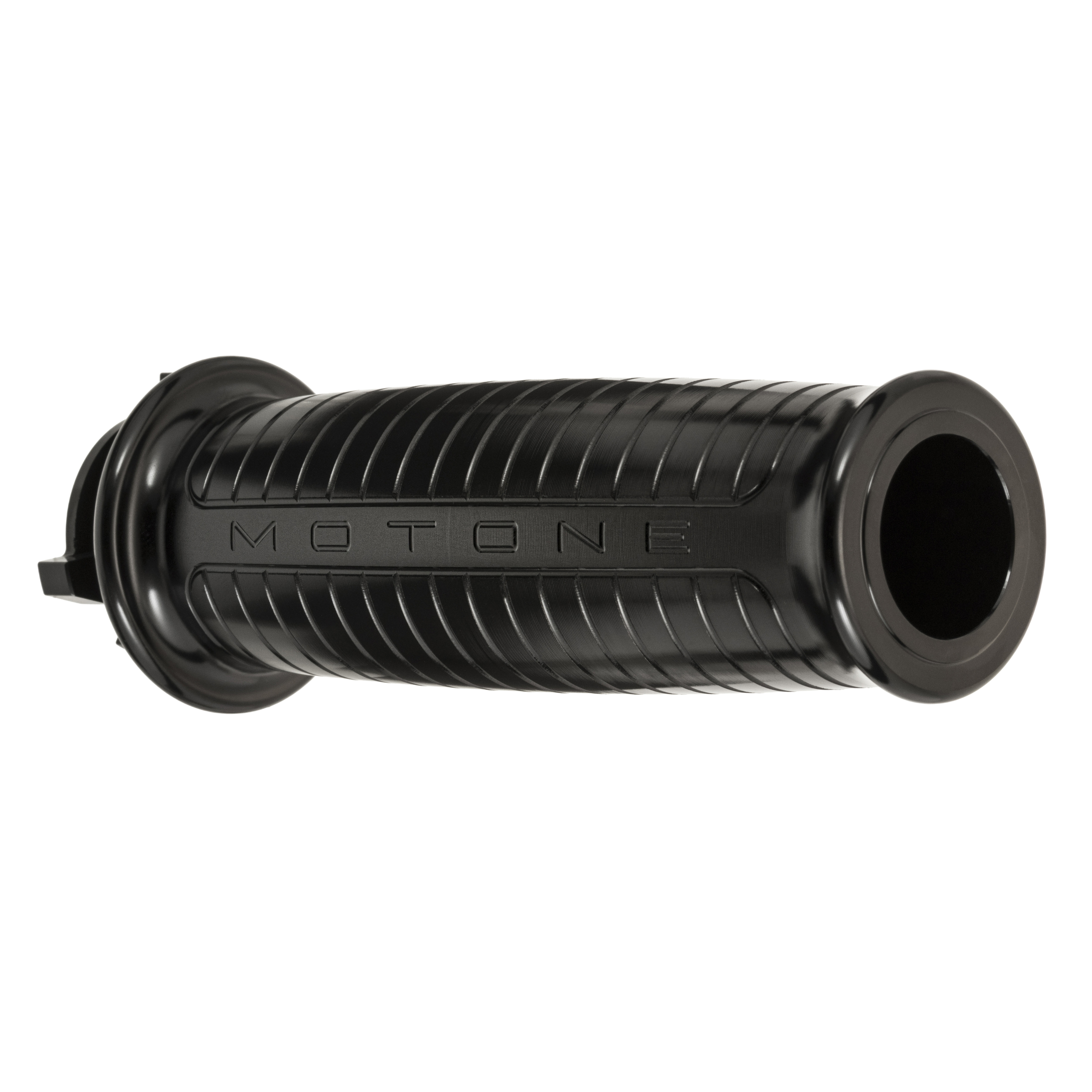 Motone 水冷凱旋專用 CNC 全金屬 握把套 - 黑 (1吋)