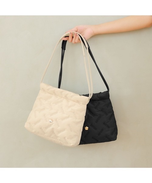 MARY QUANT / Logo Embroidered Mini Tote Bag