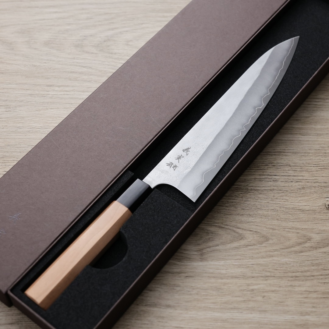 加藤義實 牛刀 240mm 銀三鋼 鍛造/梨地