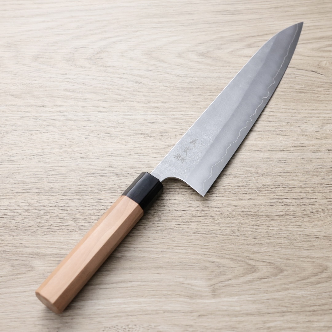 加藤義實 牛刀 240mm 銀三鋼 鍛造/梨地