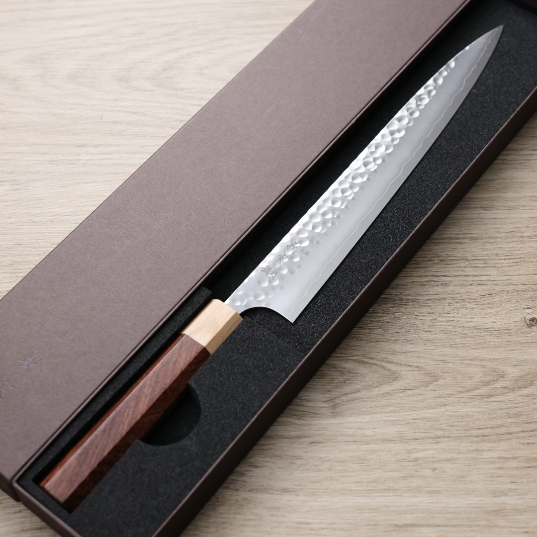 加藤義實 丸鎚目 筋引 270mm SG2粉末HSS鋼