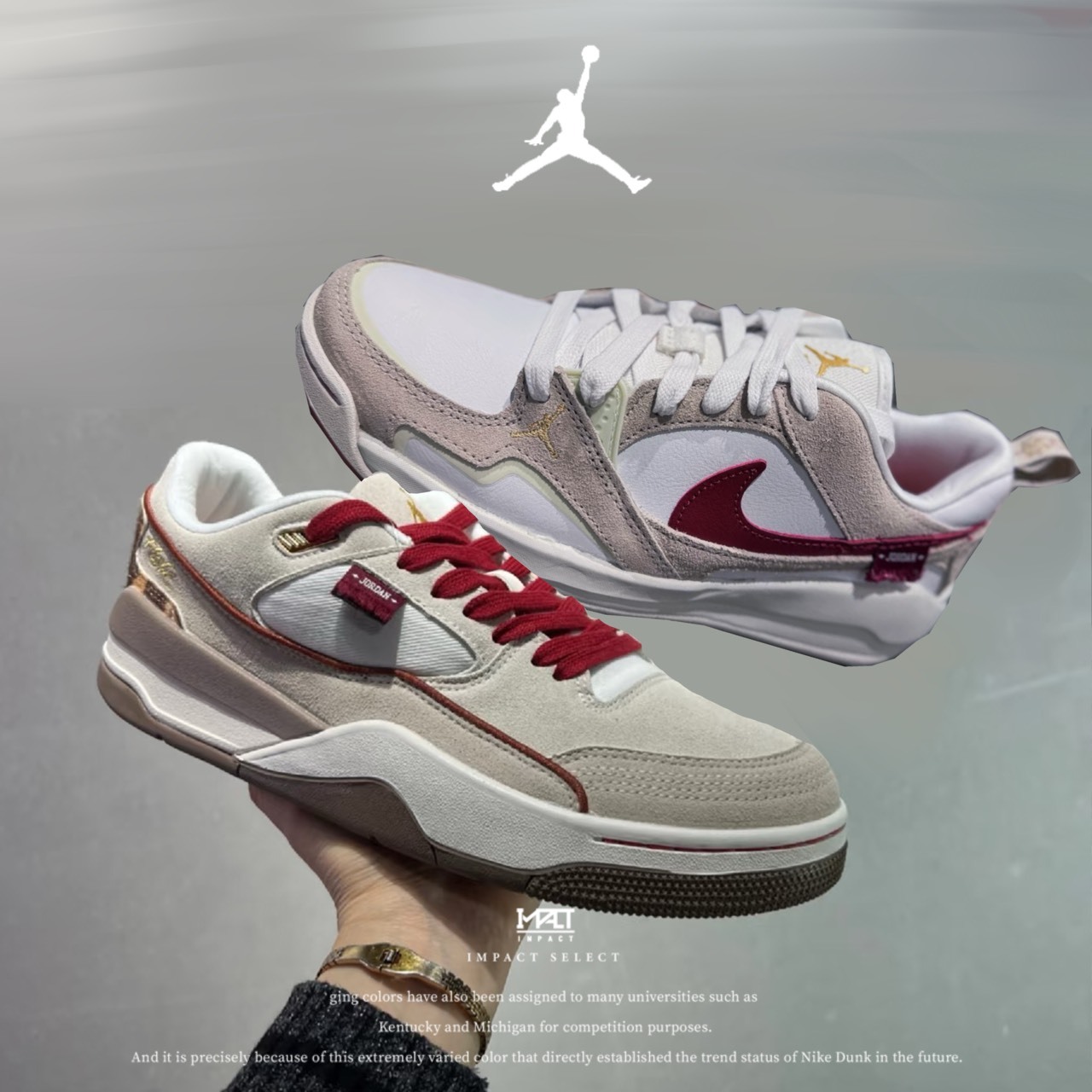 Nike Air Jordan 馬年限定 AJ 運動休閒 AJ 4 低筒款 馬毛 米白 兩款 IQ3473-161/IQ1107-171