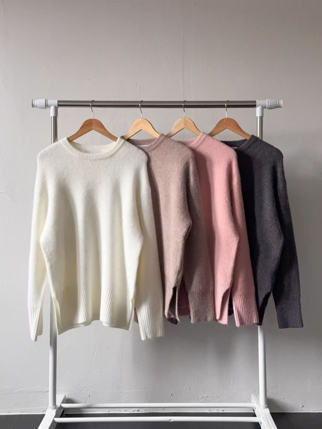 GI5402 慵懶寬鬆圓領冷衫