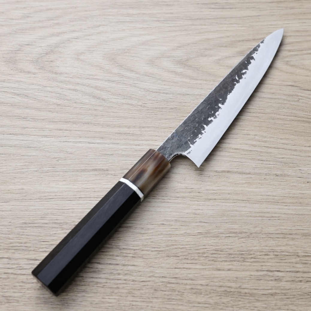 田所真琴 蔬果 150mm 銀三鋼 黑打鎚目