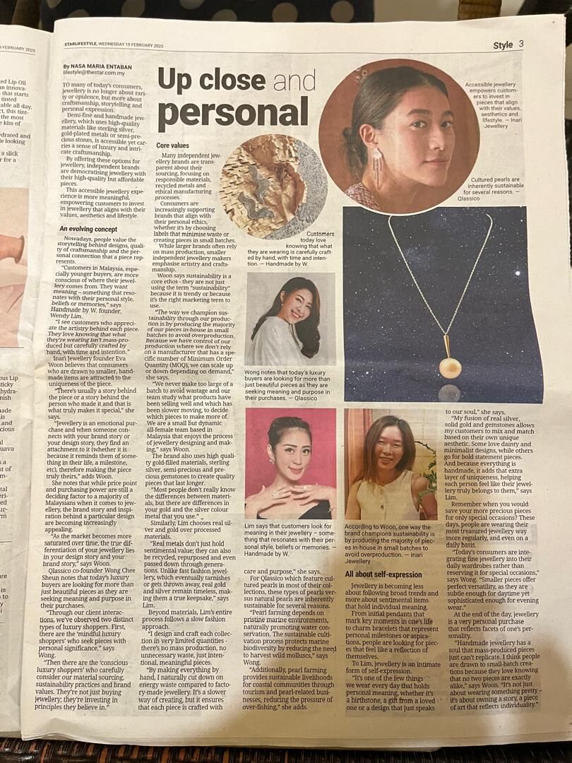 the star, interview, handmade by w, newspaper