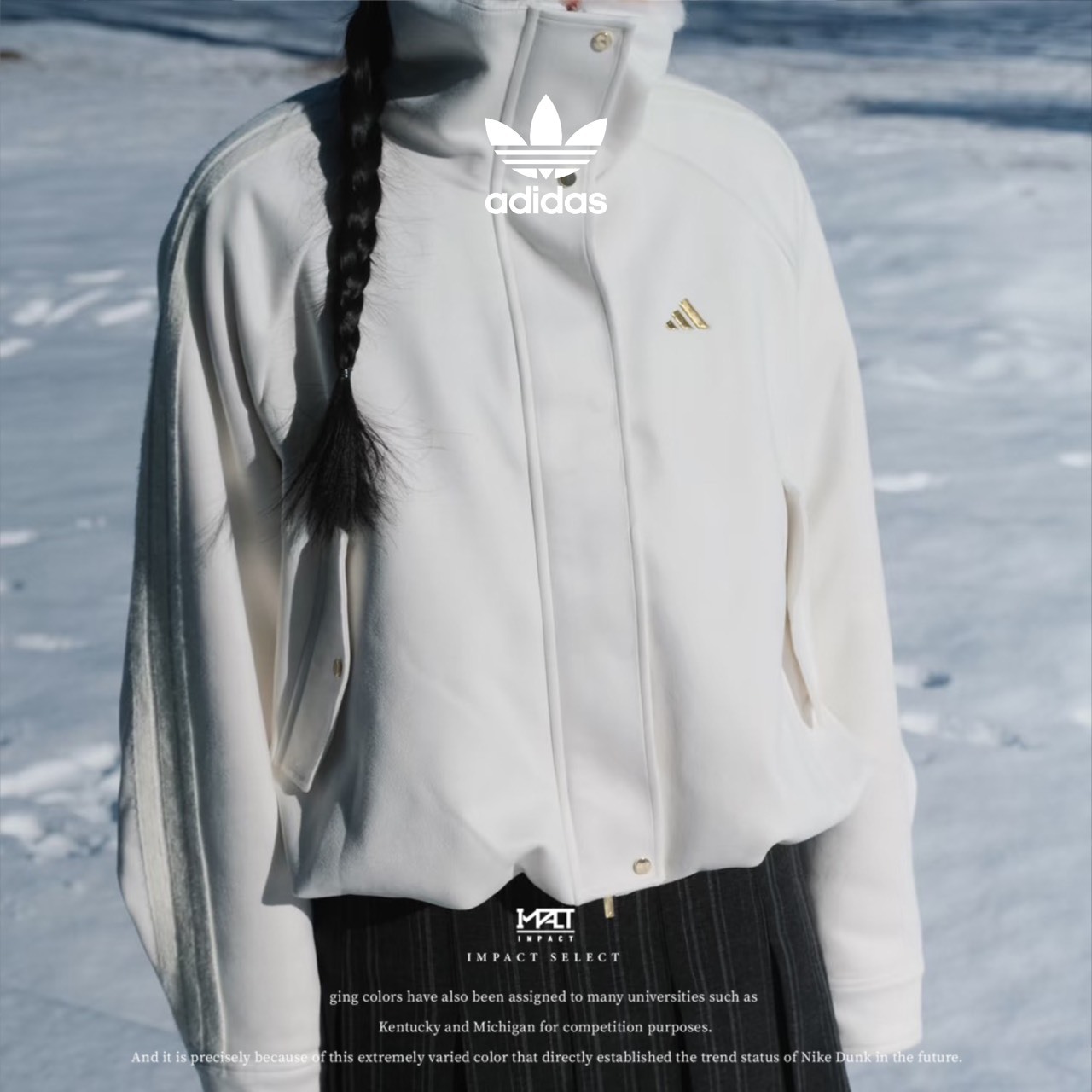 ADIDAS Originals  馬年限定 CNY 毛毛外套 立領 短版夾克 愛迪達 KH2662