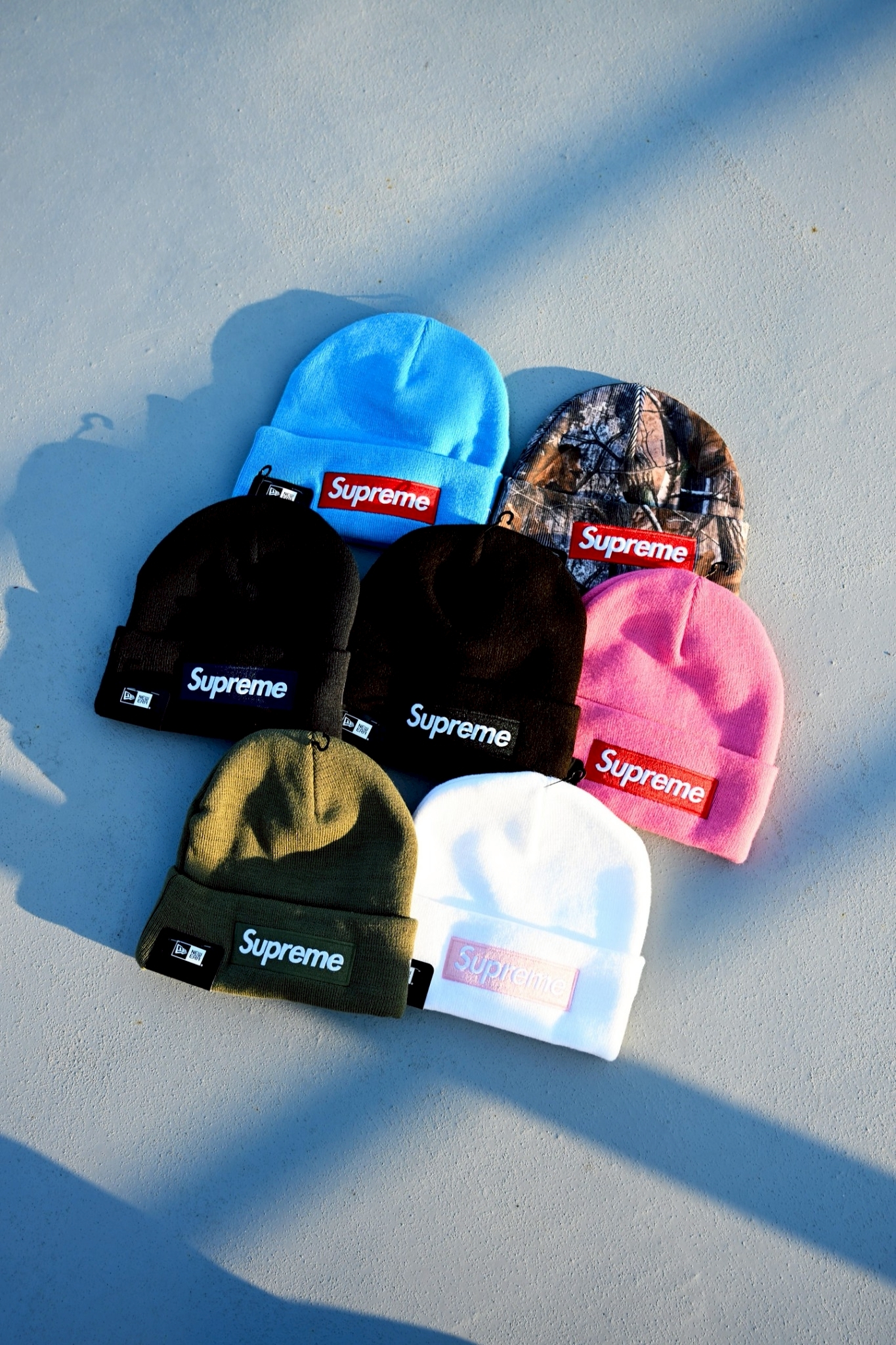 ☆ETW☆【EASY TO WEAR】Supreme 25FW New Era Ⓡ Box Logo Beanie 毛帽 保暖 秋冬 刺繡