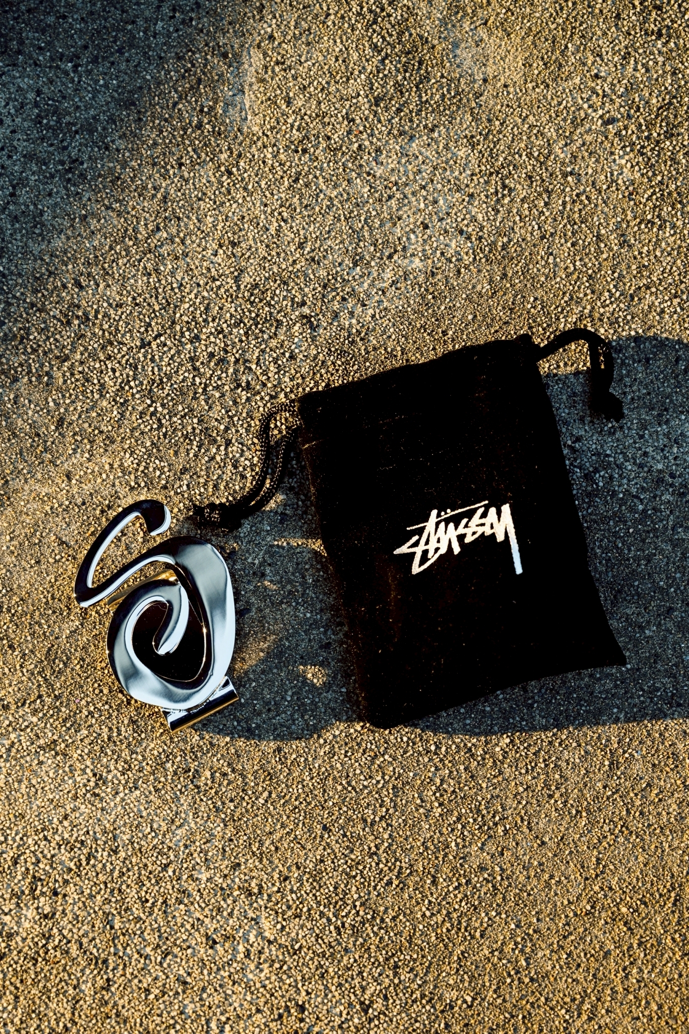 ☆ETW☆【EASY TO WEAR】STUSSY SWIRLY S MONEY CLIP 鈔票夾