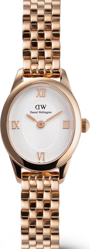 萬年鐘錶 - DW - Daniel Wellington  經典簡約玫瑰金橢圓形不鏽鋼女錶  DW00100805 錶徑 : 22mm