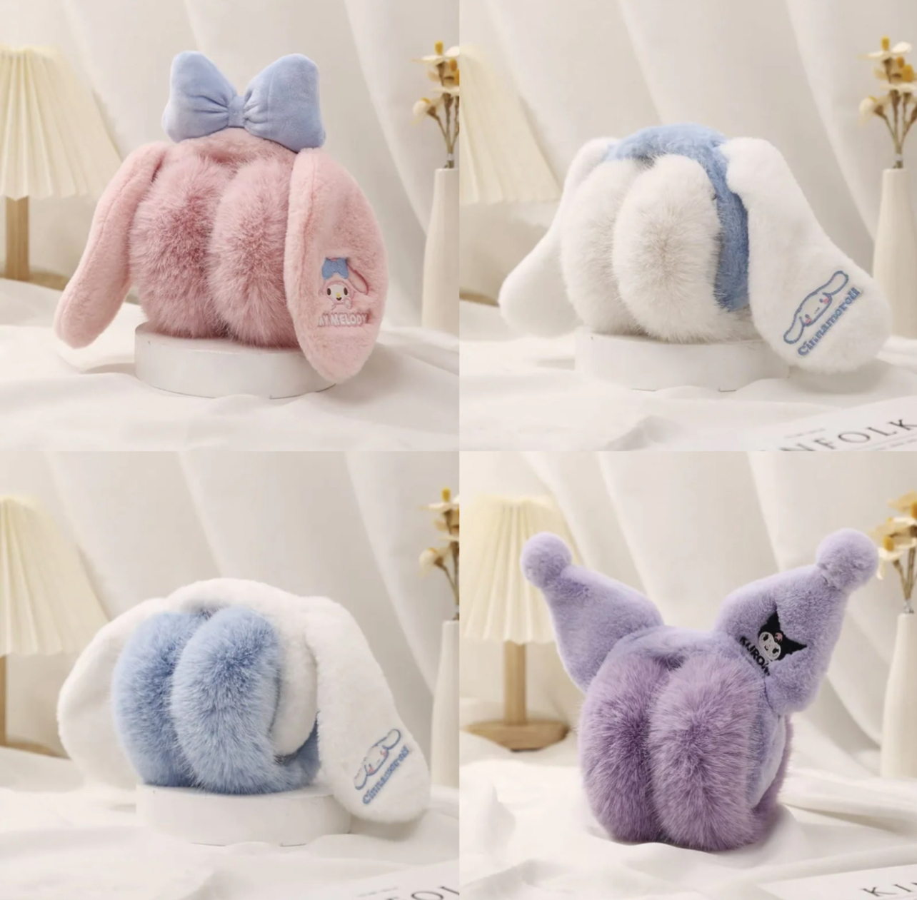 代購-三麗鷗 SANRIO <正版授權> 毛毛耳罩