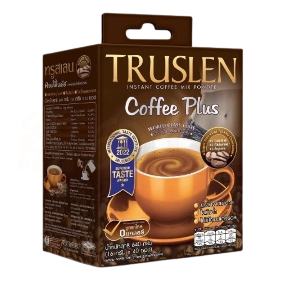 泰國 Truslen Coffee Plus 即沖咖啡粉 無糖 640G