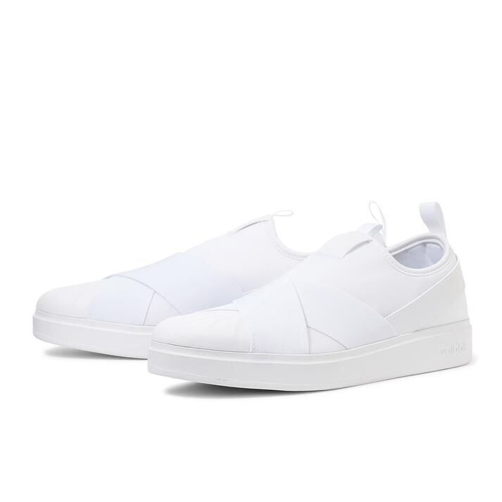 Adidas Streettalk Slipon 日本新款 白色 全白 繃帶 復古 懶人鞋 KK0374
