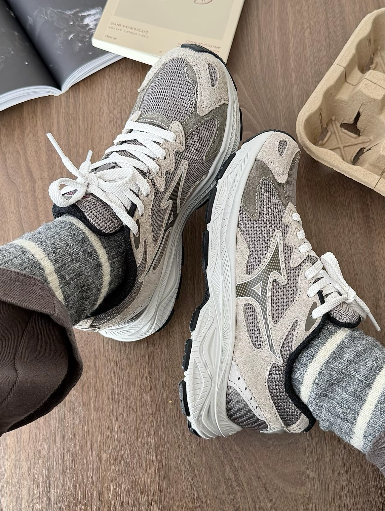 預訂| Mizuno Racer S 青木灰