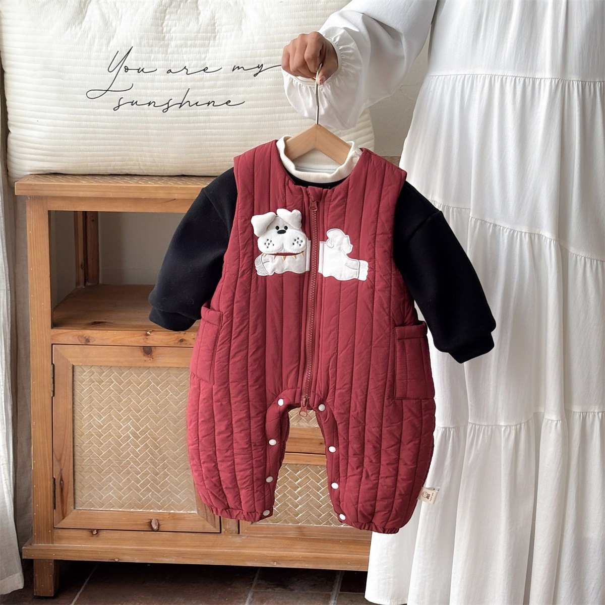 狗狗背心夾棉連身褲(66-90)