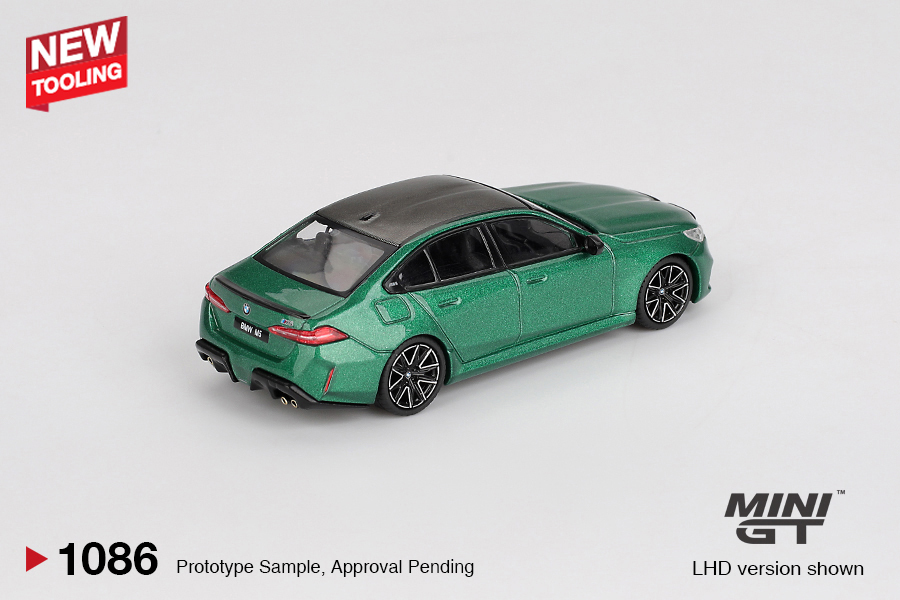 Mini GT 1/64 BMW M5 (G90) Isle of Man Green Metallic RHD