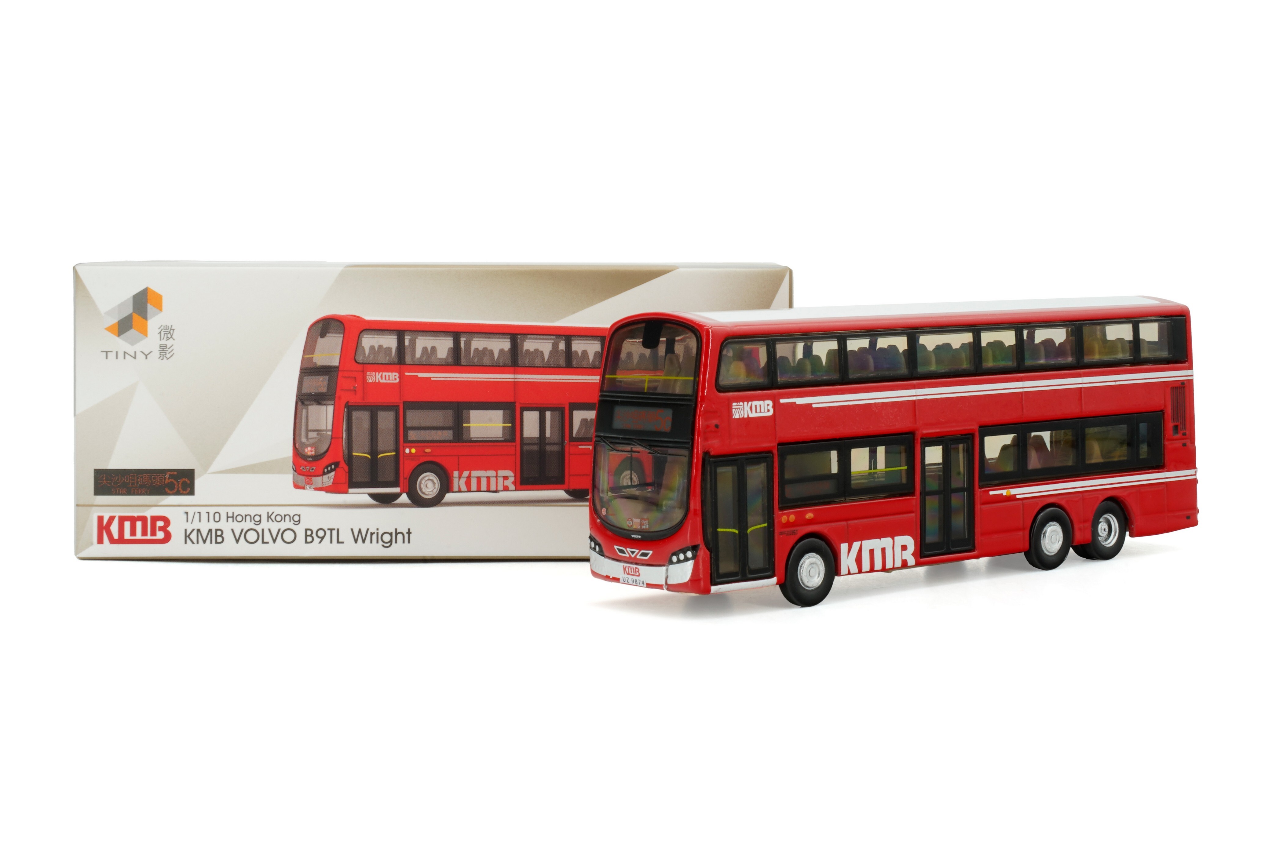 Tiny 城市 合金車仔 - 九巴前衛富豪B9TL (5C)