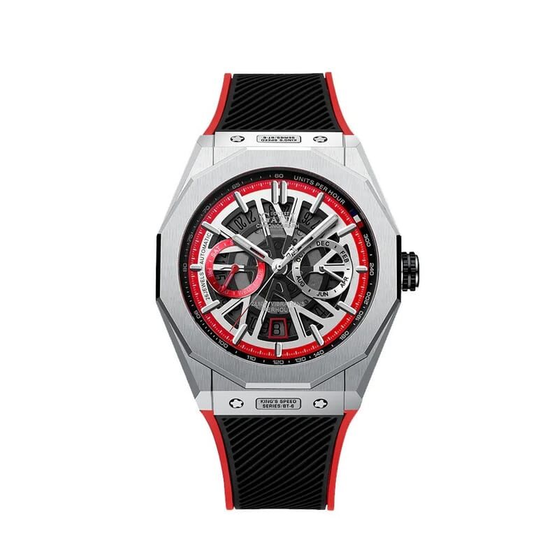 【Bonest Gatti】 競速王者系列 超跑奔馳 防水全自動機械真皮手錶 BG9601