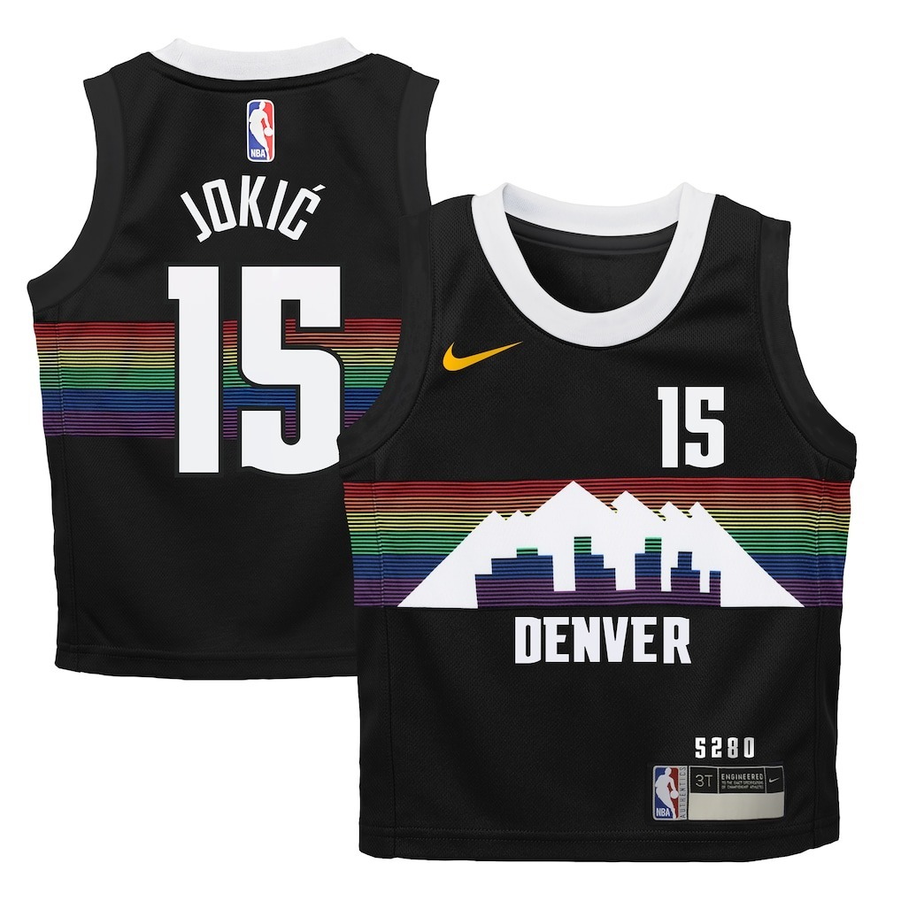 NBA球衣 Nikola Jokic 丹佛金塊城市 25-26 City 童裝 Nike Replica 全新 小童 幼童 非青年版