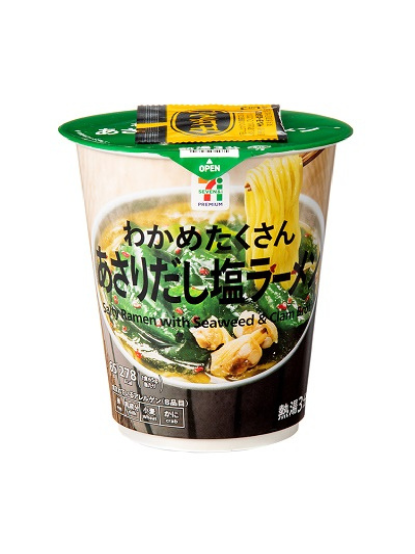 【 5/27收單 】7-Eleven 濃厚海帶蛤蜊特級鹽味拉麵 65g 日本