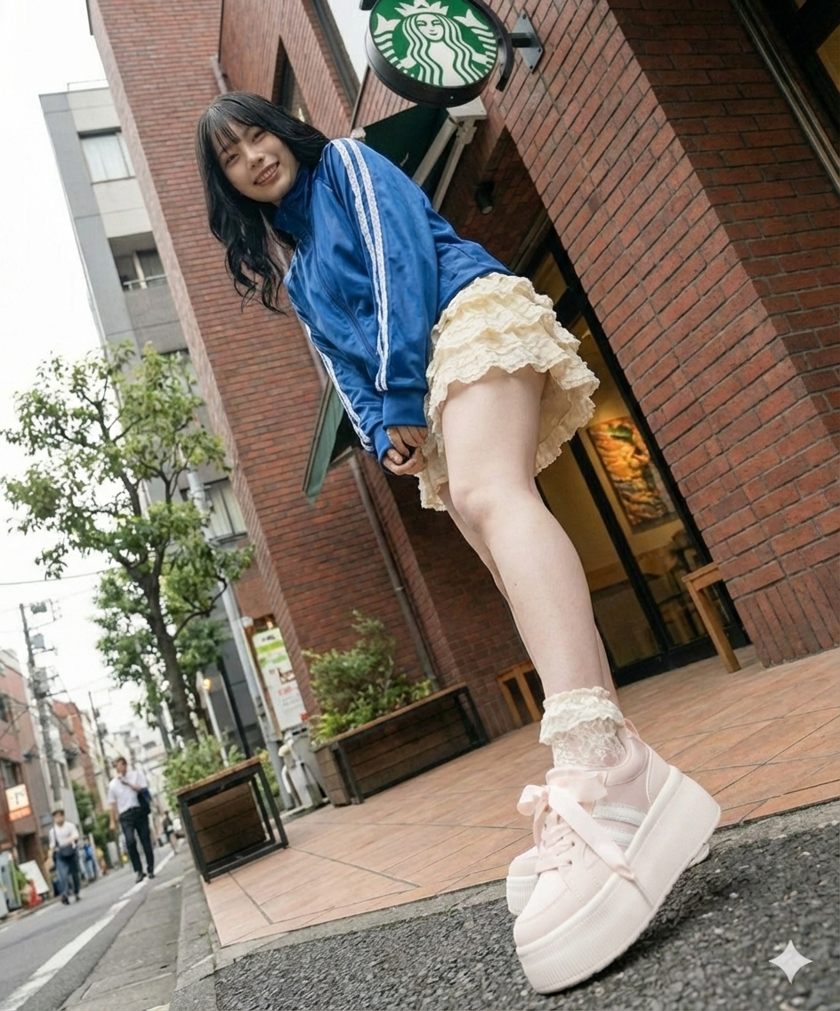 日本預訂 WINTER SALE NC Ribbon Custom Satin Sneakers