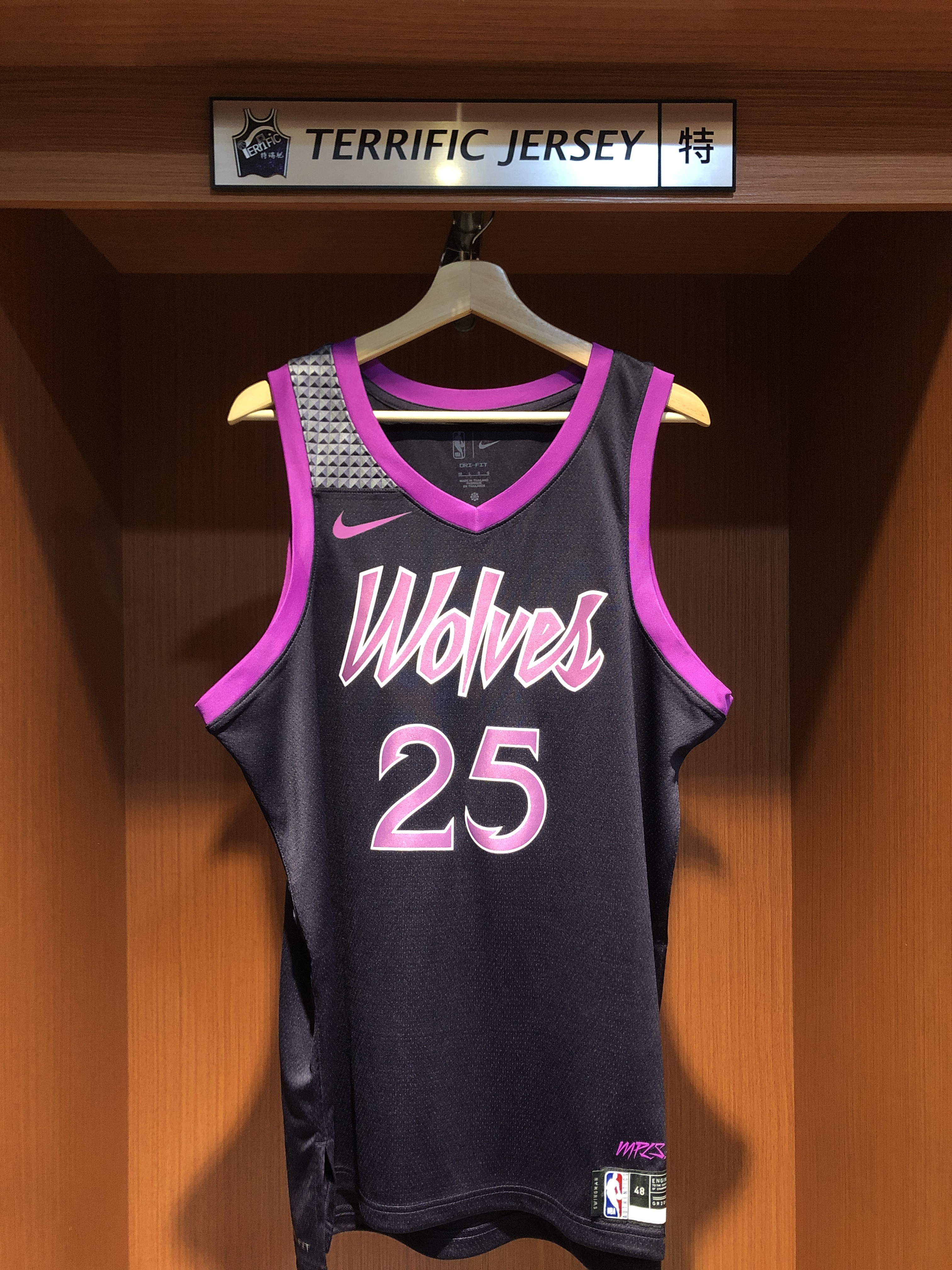 NBA球衣 Derrick Rose 明尼蘇達灰狼城市 25-26 City Nike Swingman 球迷版 熱轉印 全新