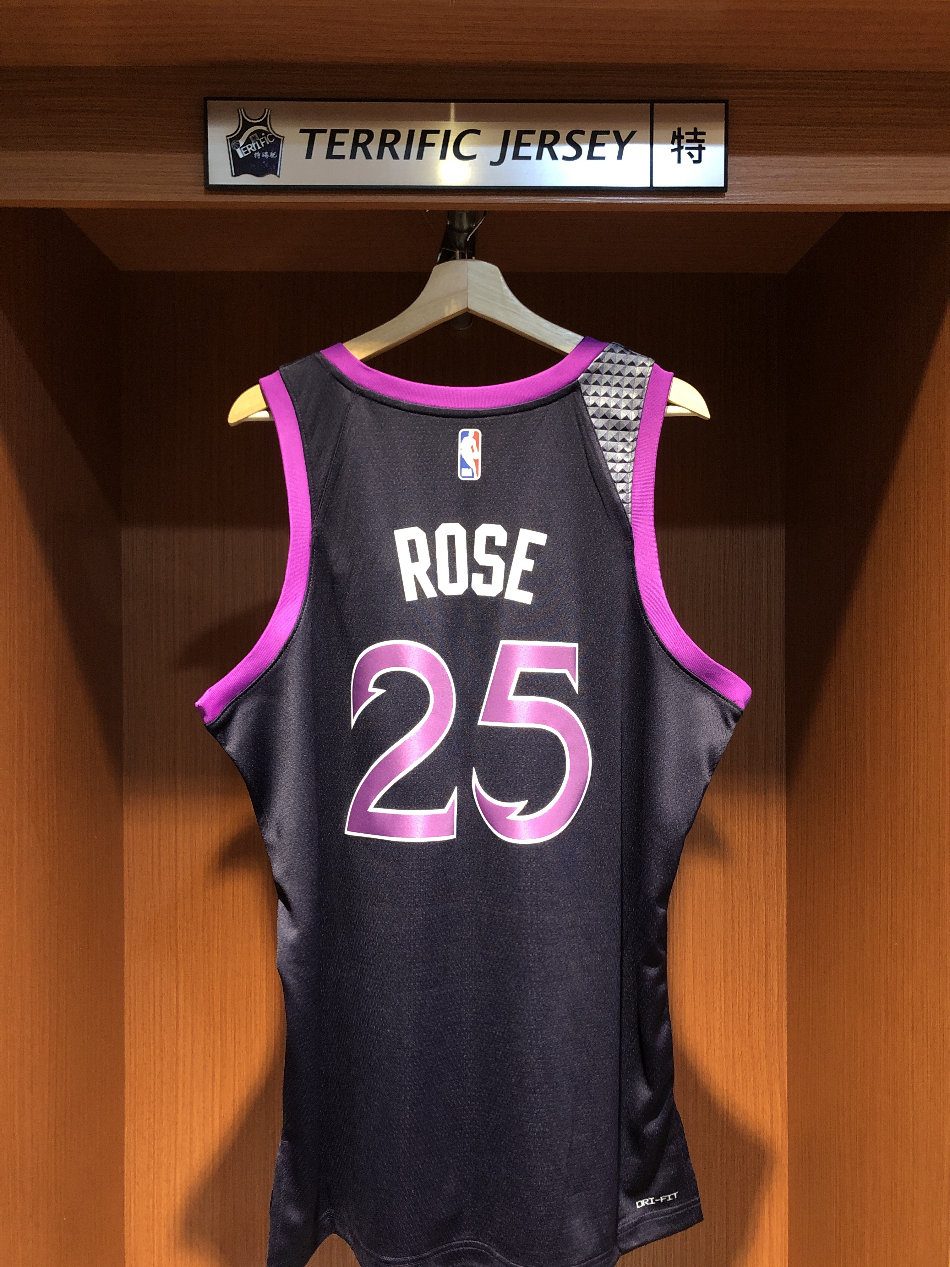 NBA球衣 Derrick Rose 明尼蘇達灰狼城市 25-26 City Nike Swingman 球迷版 熱轉印 全新