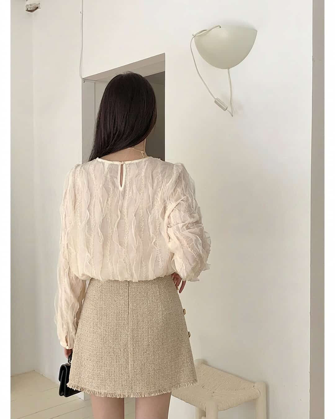 Soon frill lace blouse