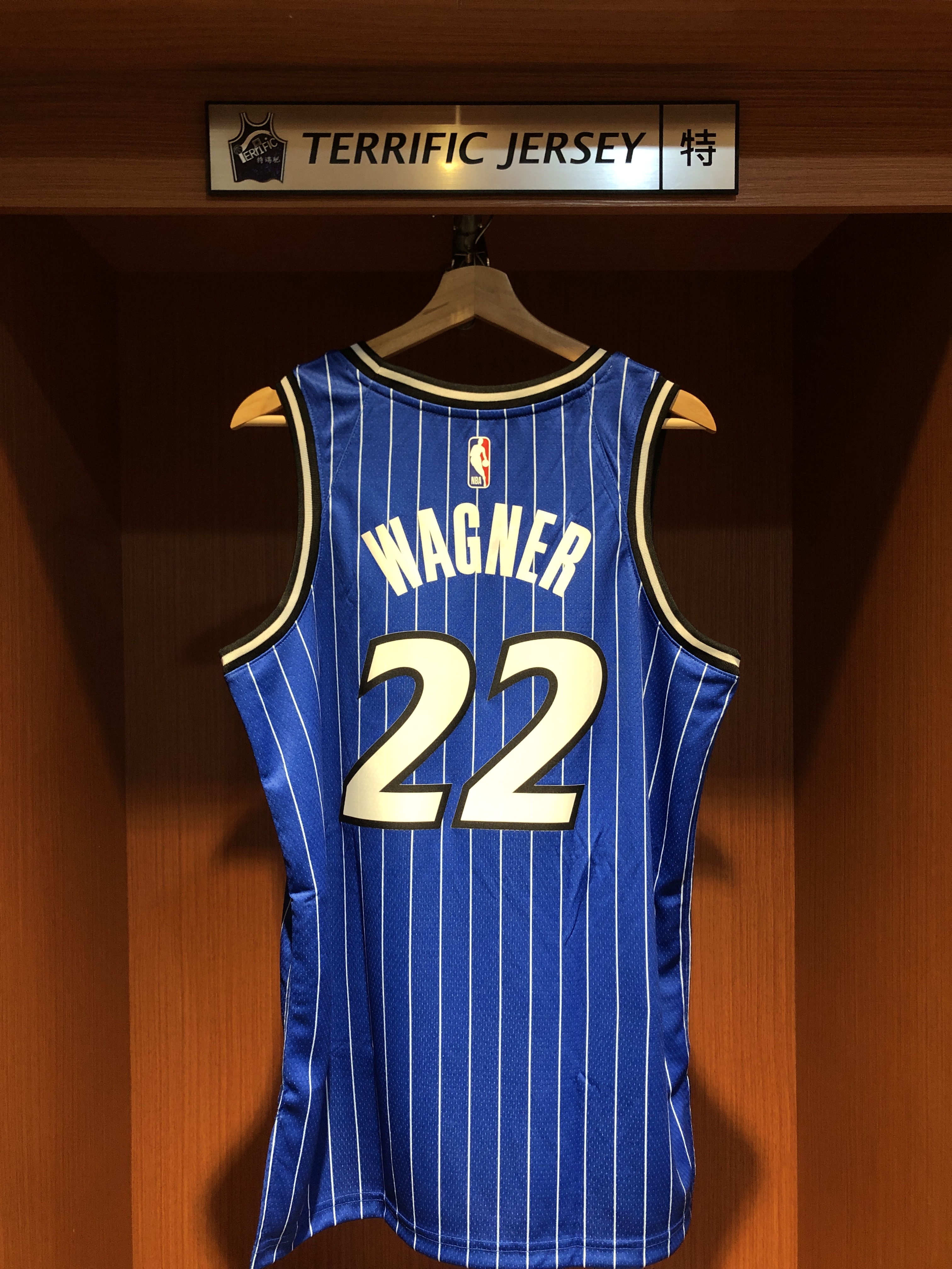 NBA球衣 Franz Wagner 奧蘭多魔術藍條紋 Icon Nike Swingman 球迷版 熱轉印 全新