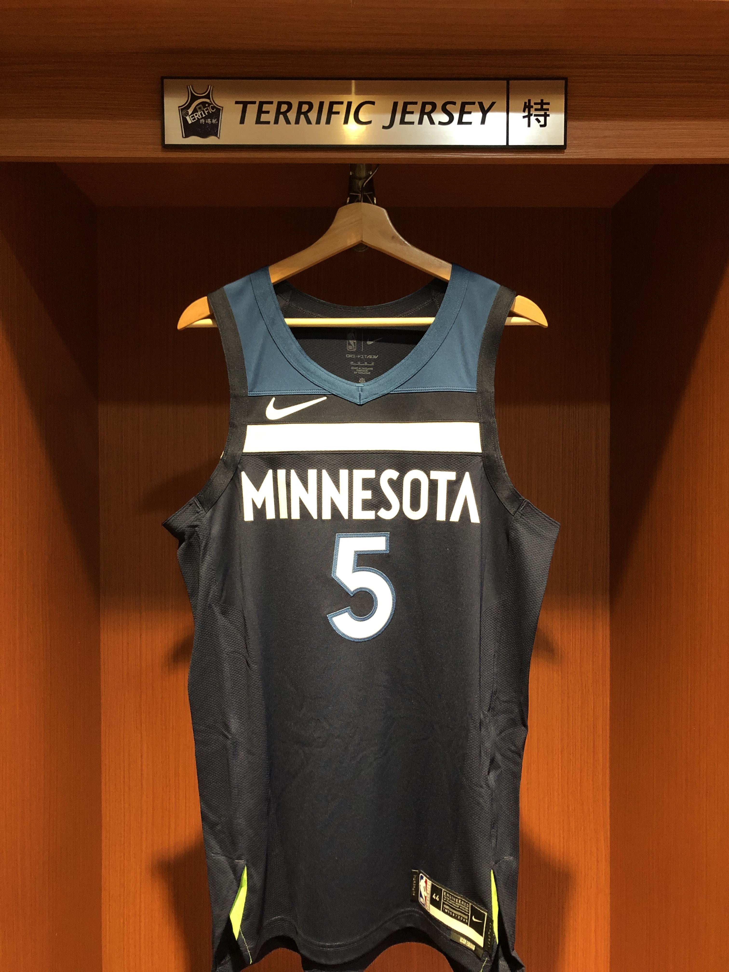 NBA球衣 Anthony Edwards 明尼蘇達灰狼深藍 Icon Nike Authentic 球員版 電繡 全新