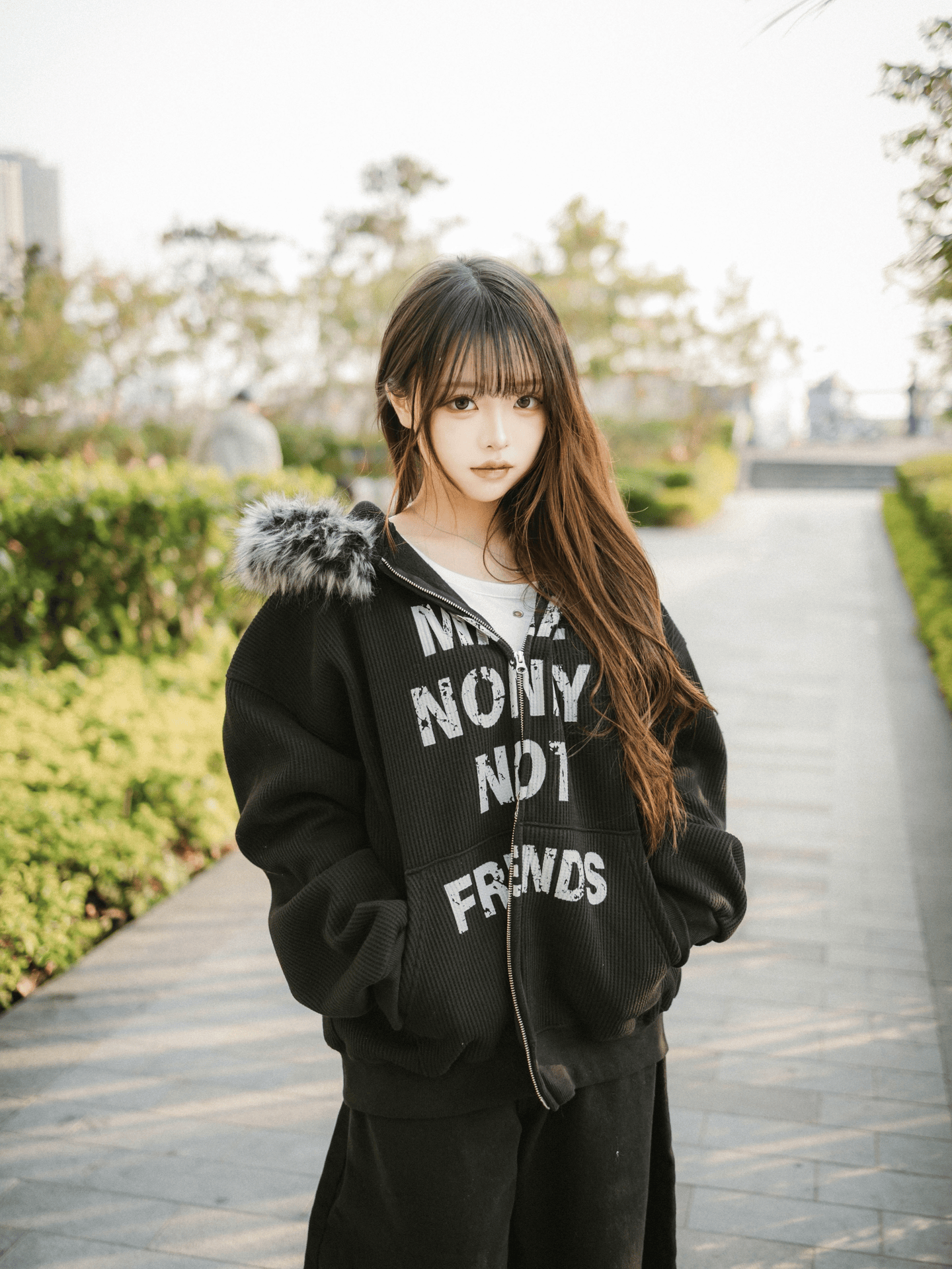毛毛可拆！Make Noney Not Friends Jacket