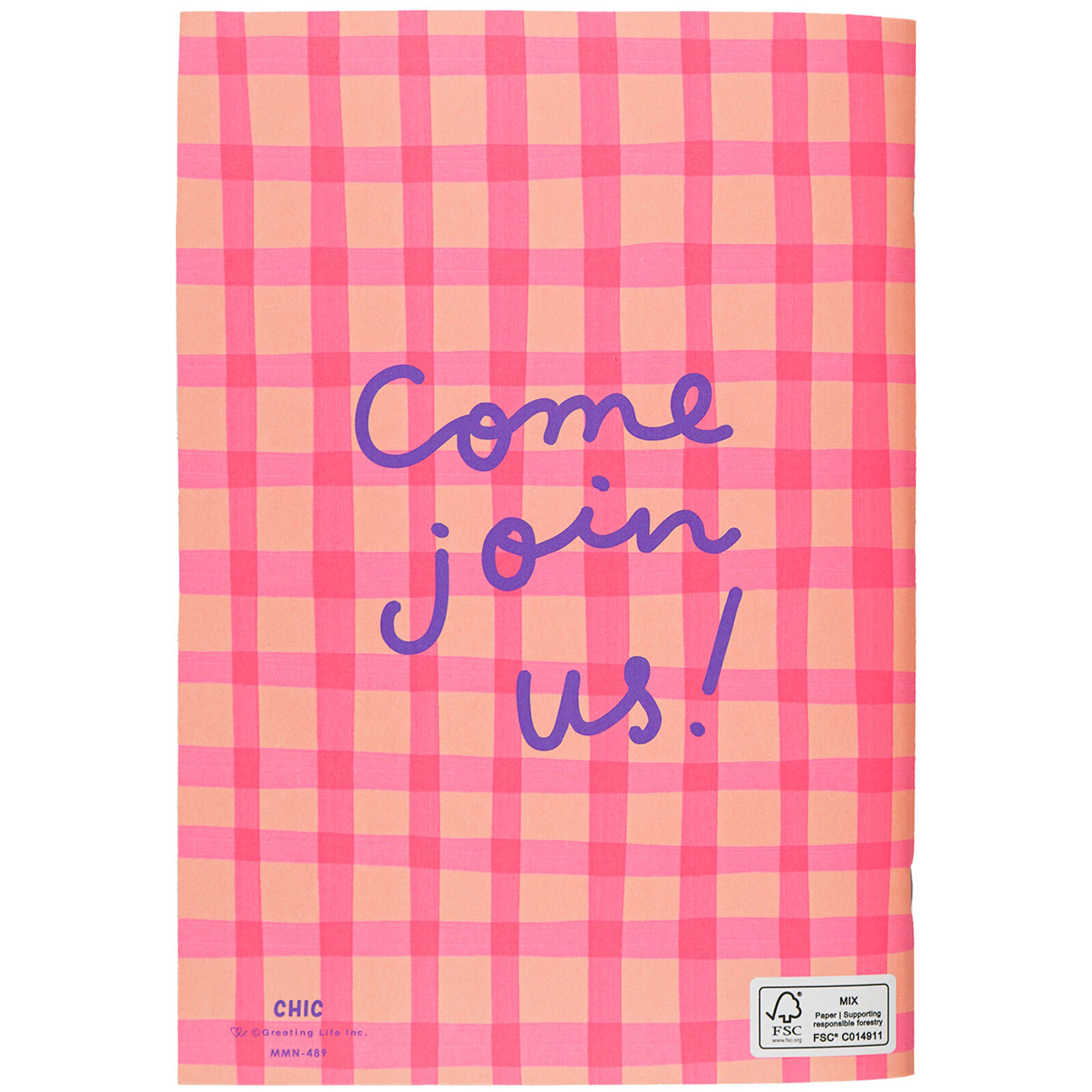 CHIC 小熊 A5方格筆記本｜日本Greeting Life