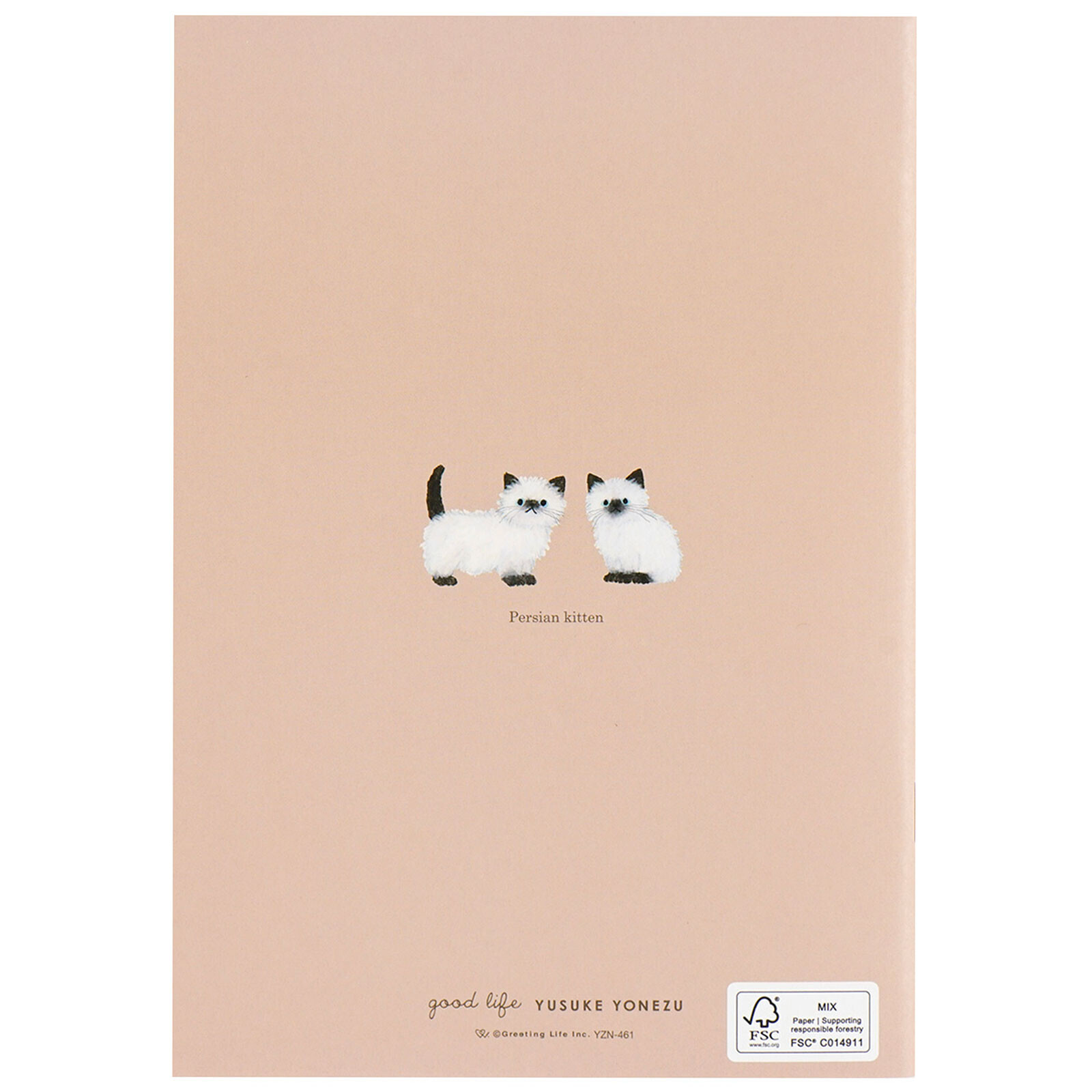 米津祐介_貓2 A5方格筆記本｜日本Greeting Life