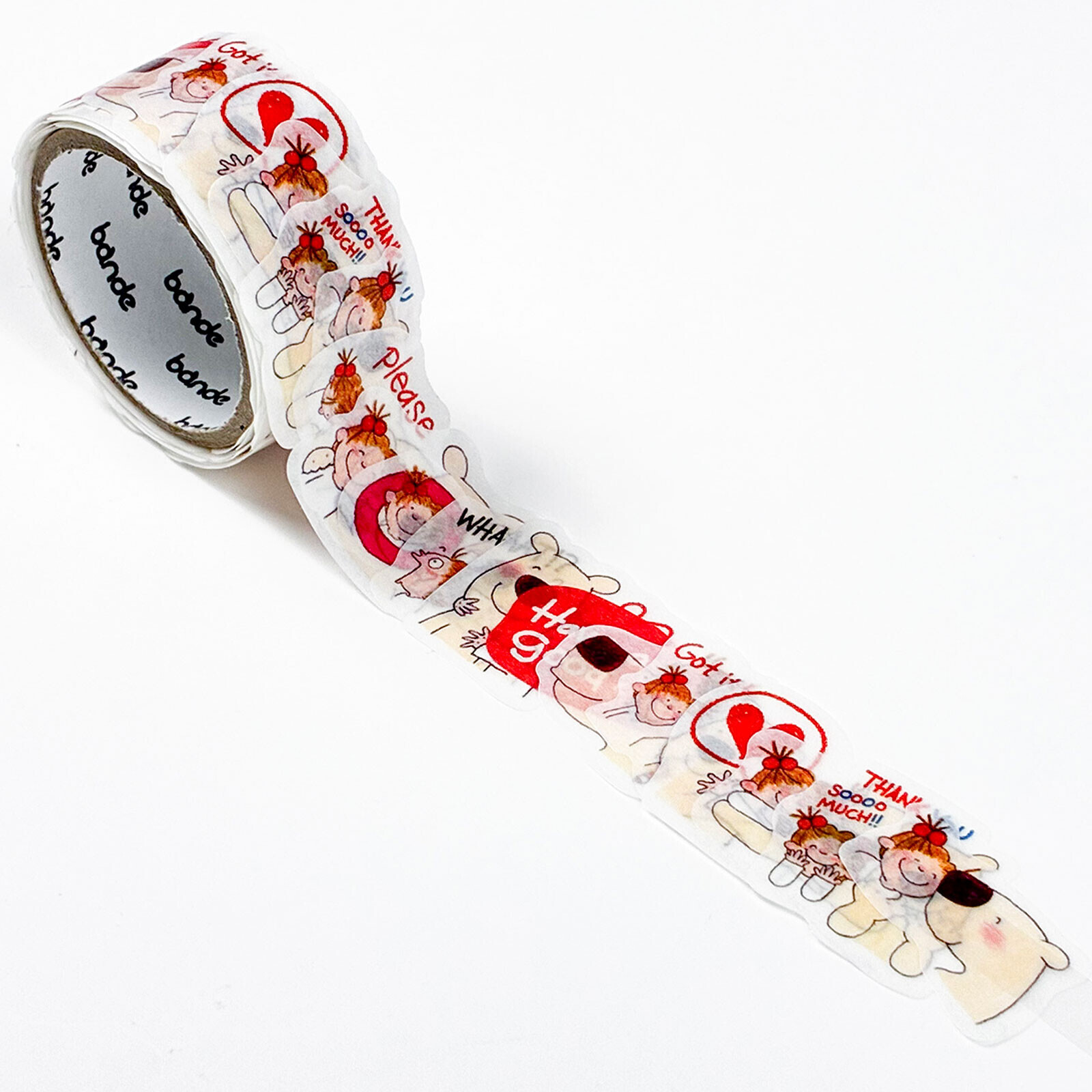 coco醬 x Bande 捲狀貼紙 和紙貼紙 ｜日本Greeting Life