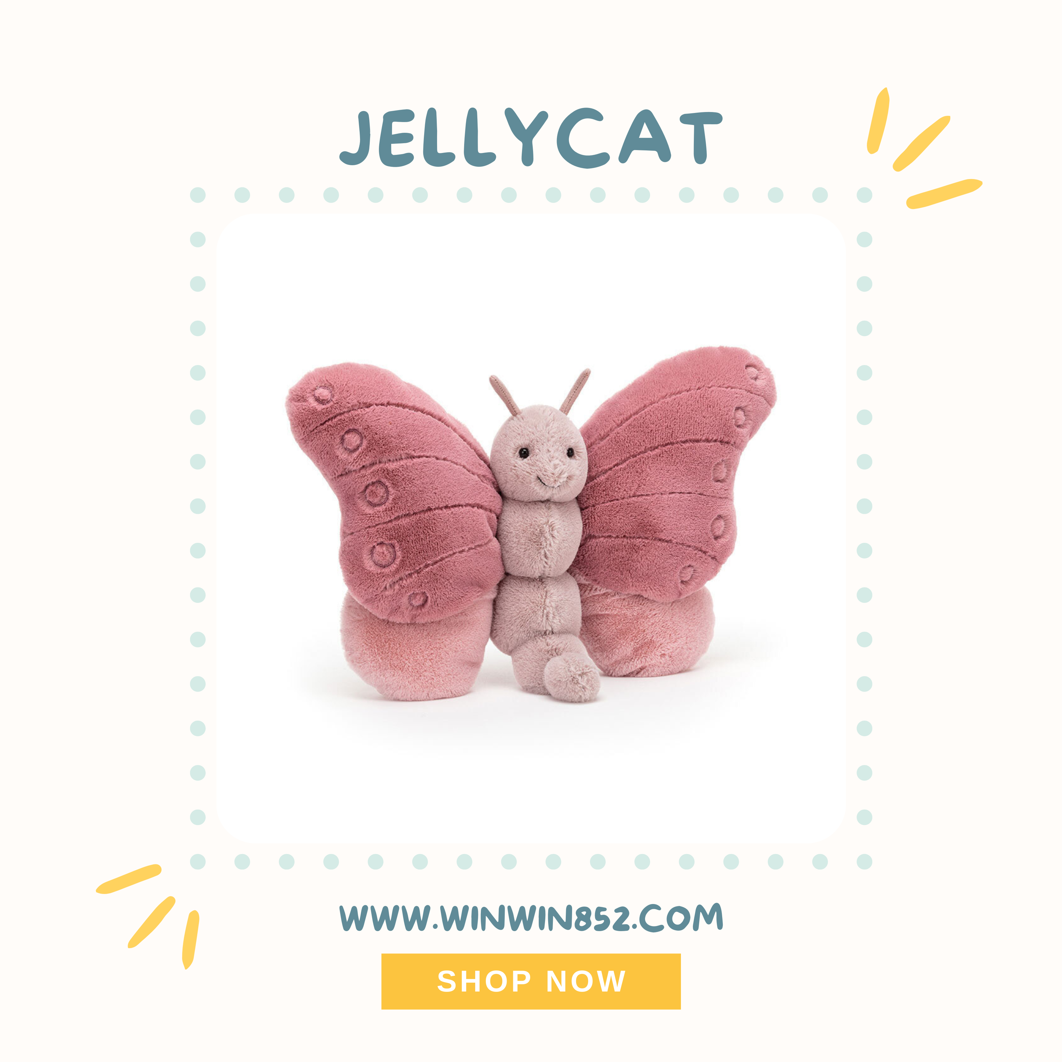 Jellycat Beatrice Butterfly