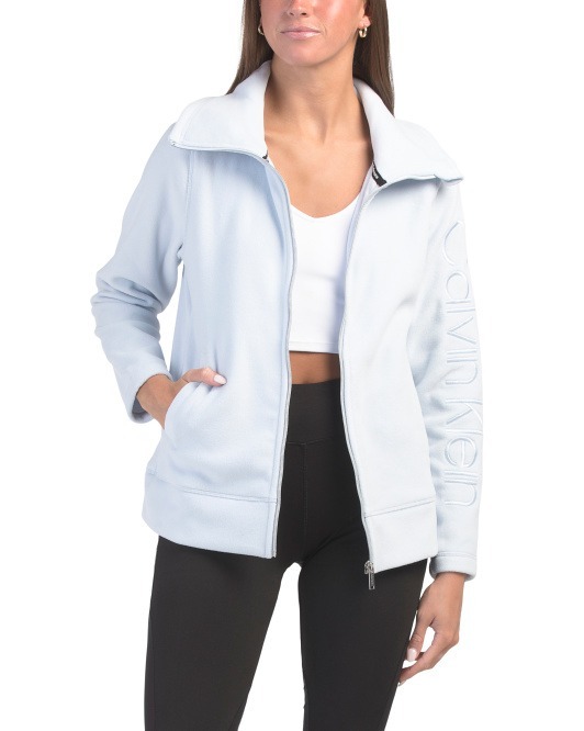 【預購】CALVIN KLEIN H010552 女裝高領拉鏈外套