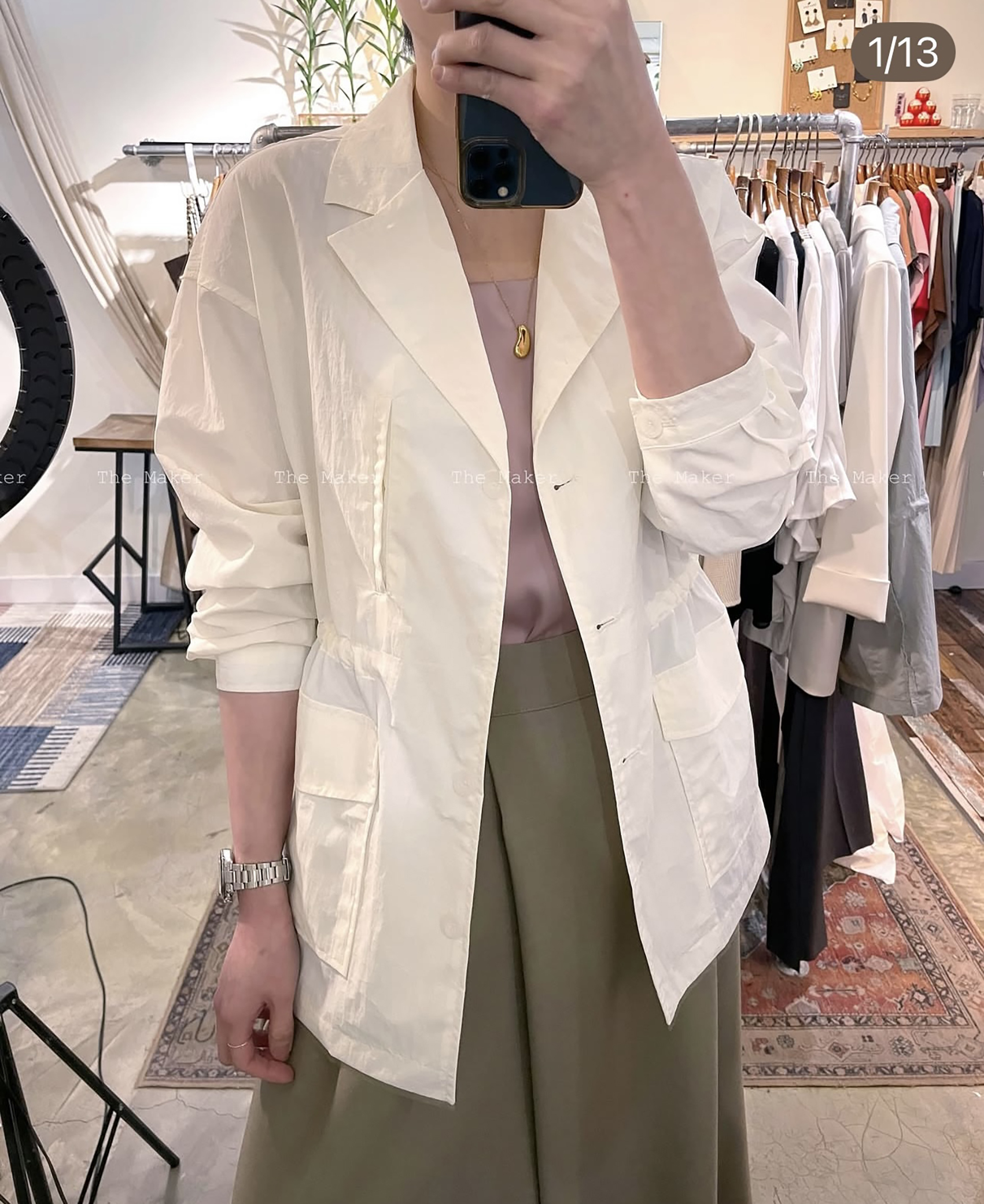 🧥 西裝款修腰風褸 🧥