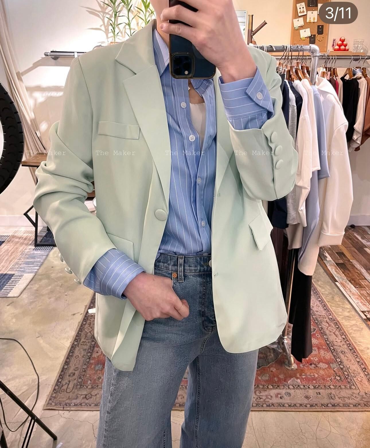 💎 簡約薄料西裝褸 💎