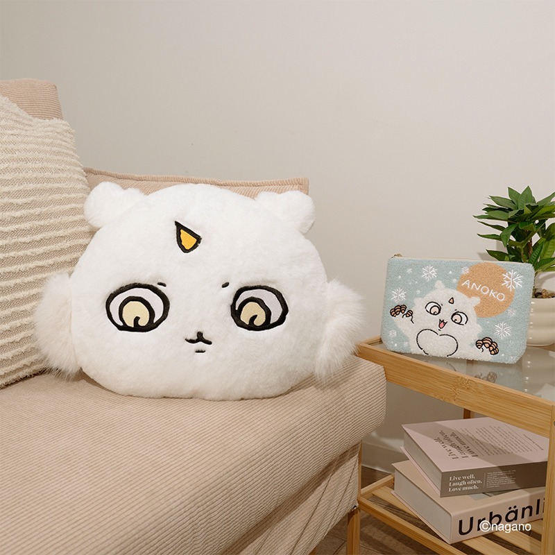 現貨-Chiikawa 2025年聖誕一番賞- 那孩子cushion + 刺繡袋仔set