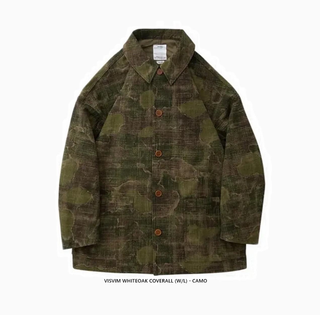 ON SALE: VISVIM WHITEOAK COVERALL (W/L) - CAMO SIZE 3 PRE ORDER ITEM (預訂中)