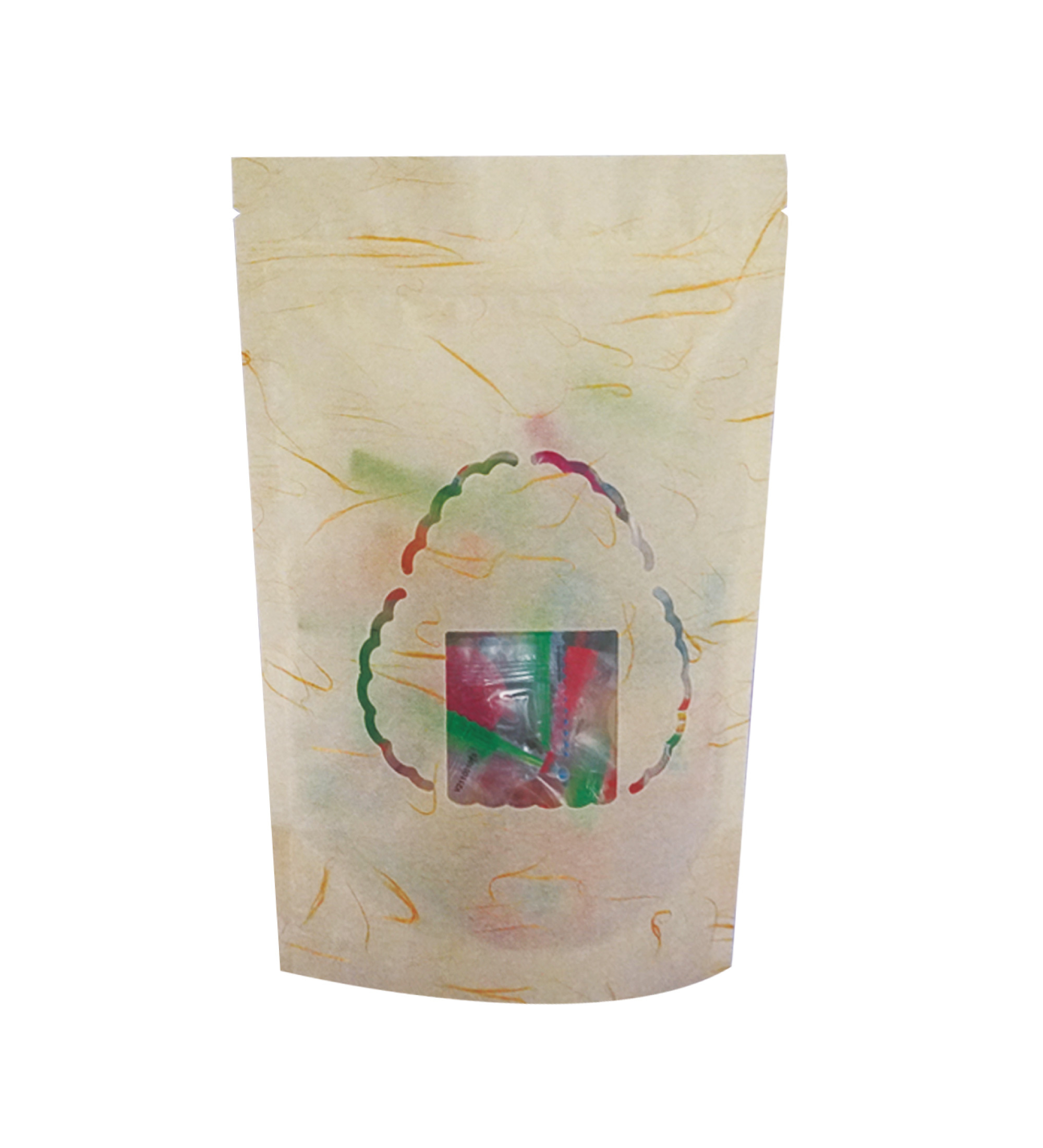 【250g】金雲龍紙雷射(激光)開窗站立夾鏈袋 (500袋入)