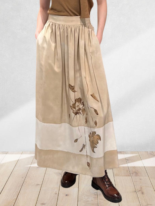 Eleventy 印花絲裙