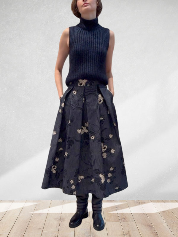 Eleventy 印花絲裙