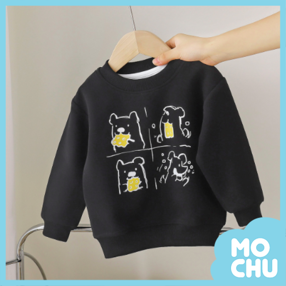 小老鼠吃起士長袖上衣