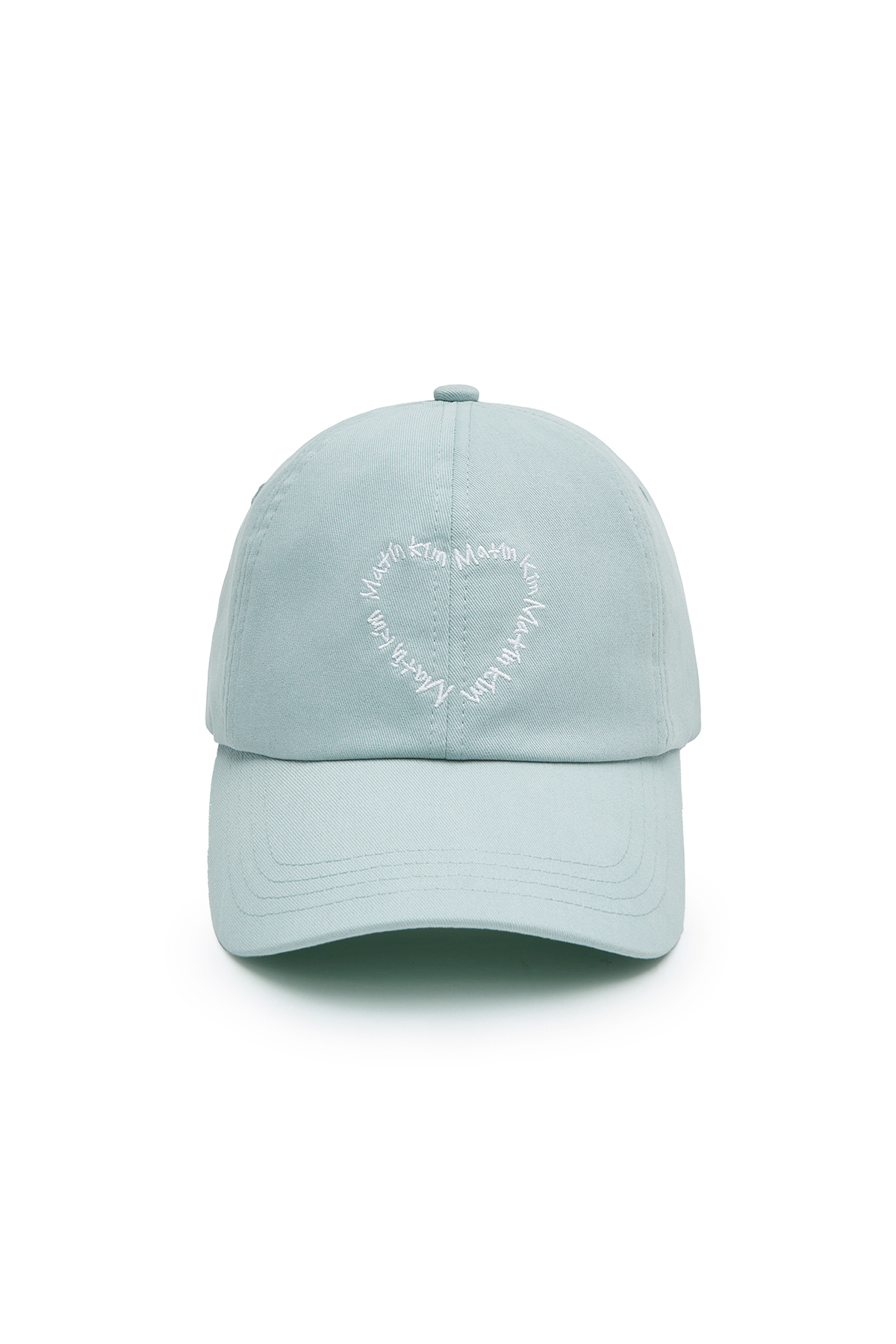 愛心LOGO刺繡棒球帽 淺藍