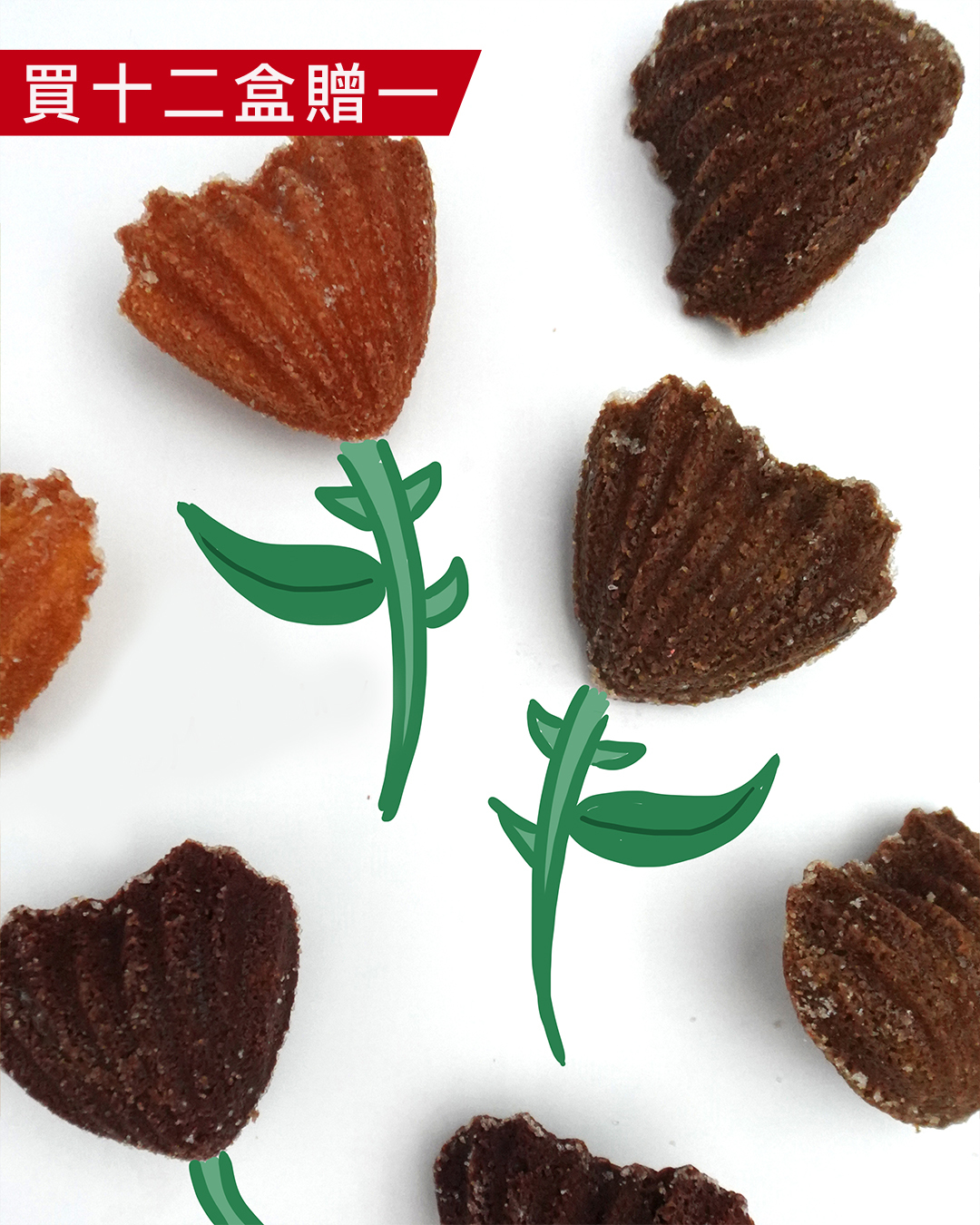 【2026瑪到心到 】desertLAND 沙漠玫瑰瑪德蓮新年禮盒 (8入)