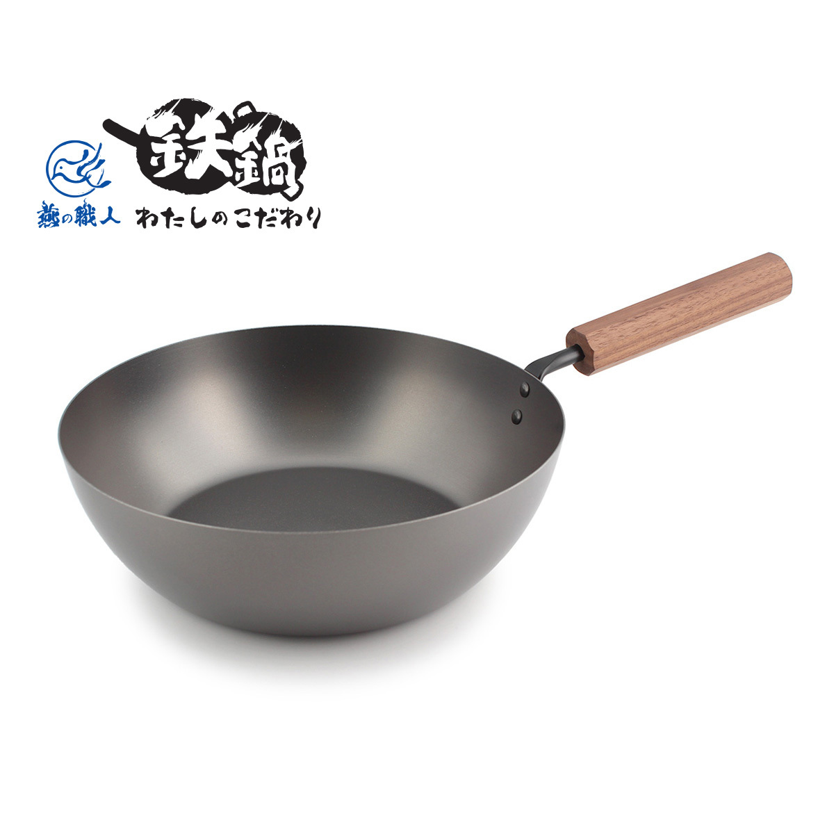 日本田邊金具 26cm單柄窒化鐵深型煎鍋 -WK-TN-5489