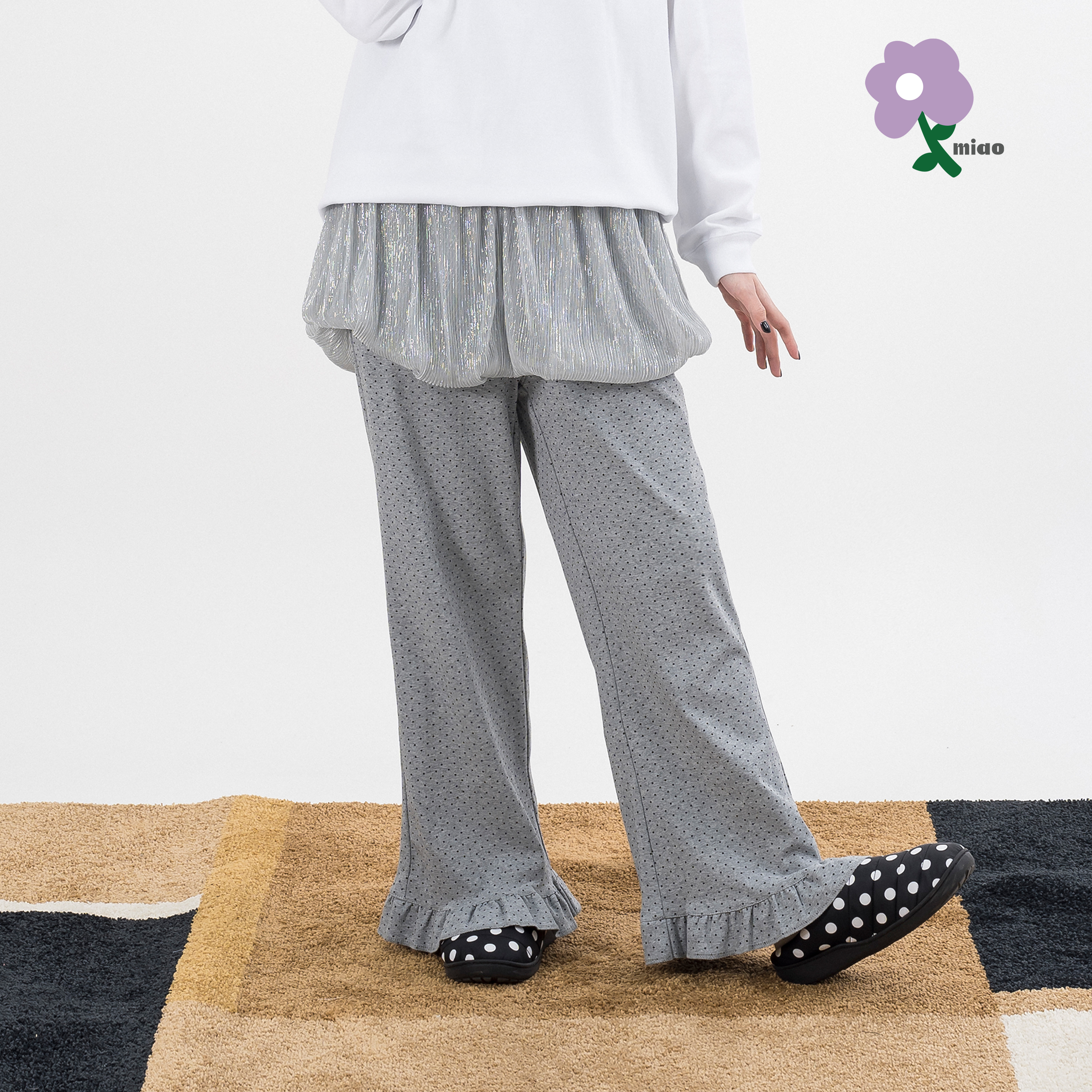 AGILITY MIAO Polka Dot Cotton Pants 女裝 波點棉褲 [M-P5]